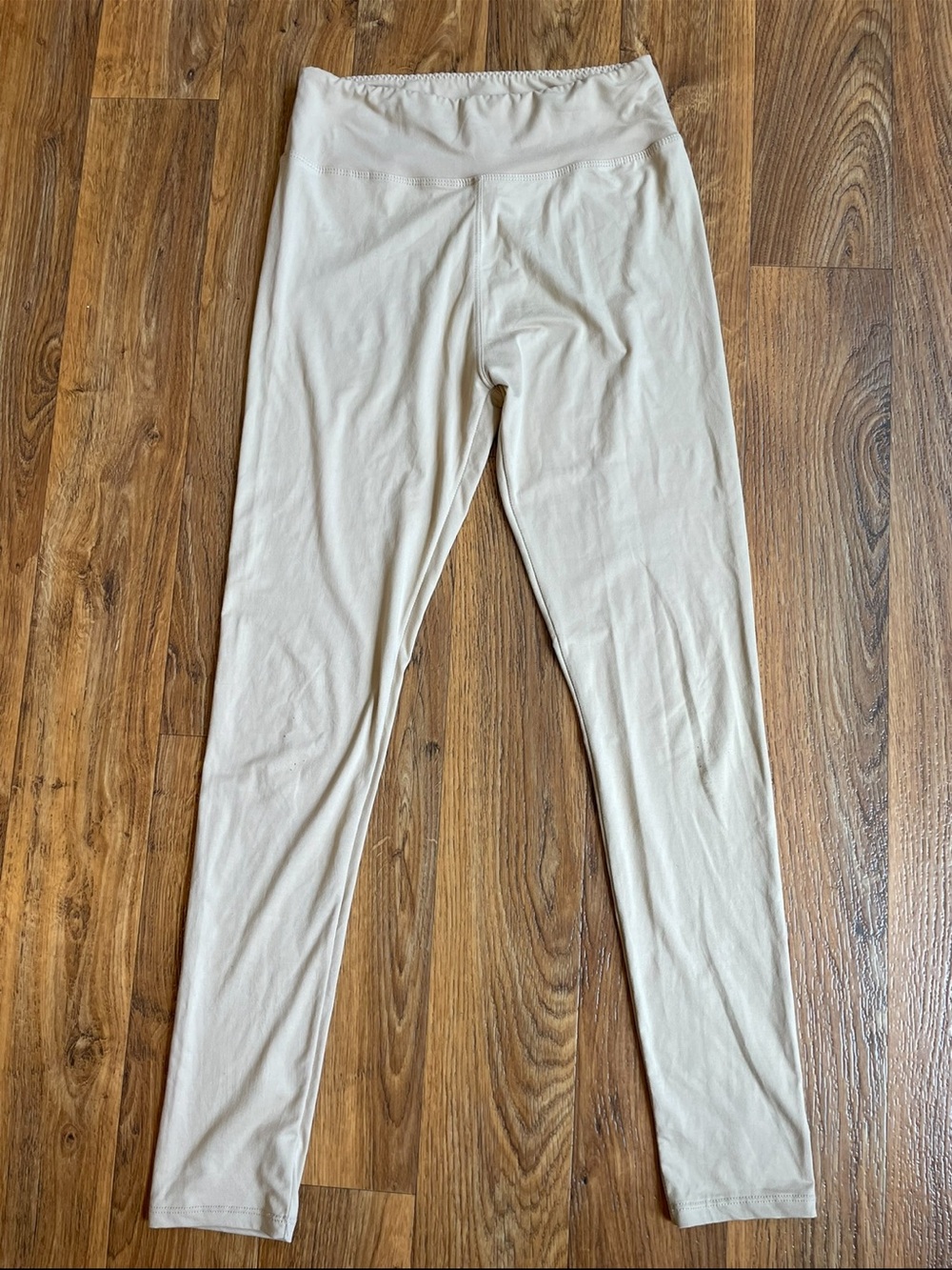 Cream Leggings - Soft Stretch Bottoms